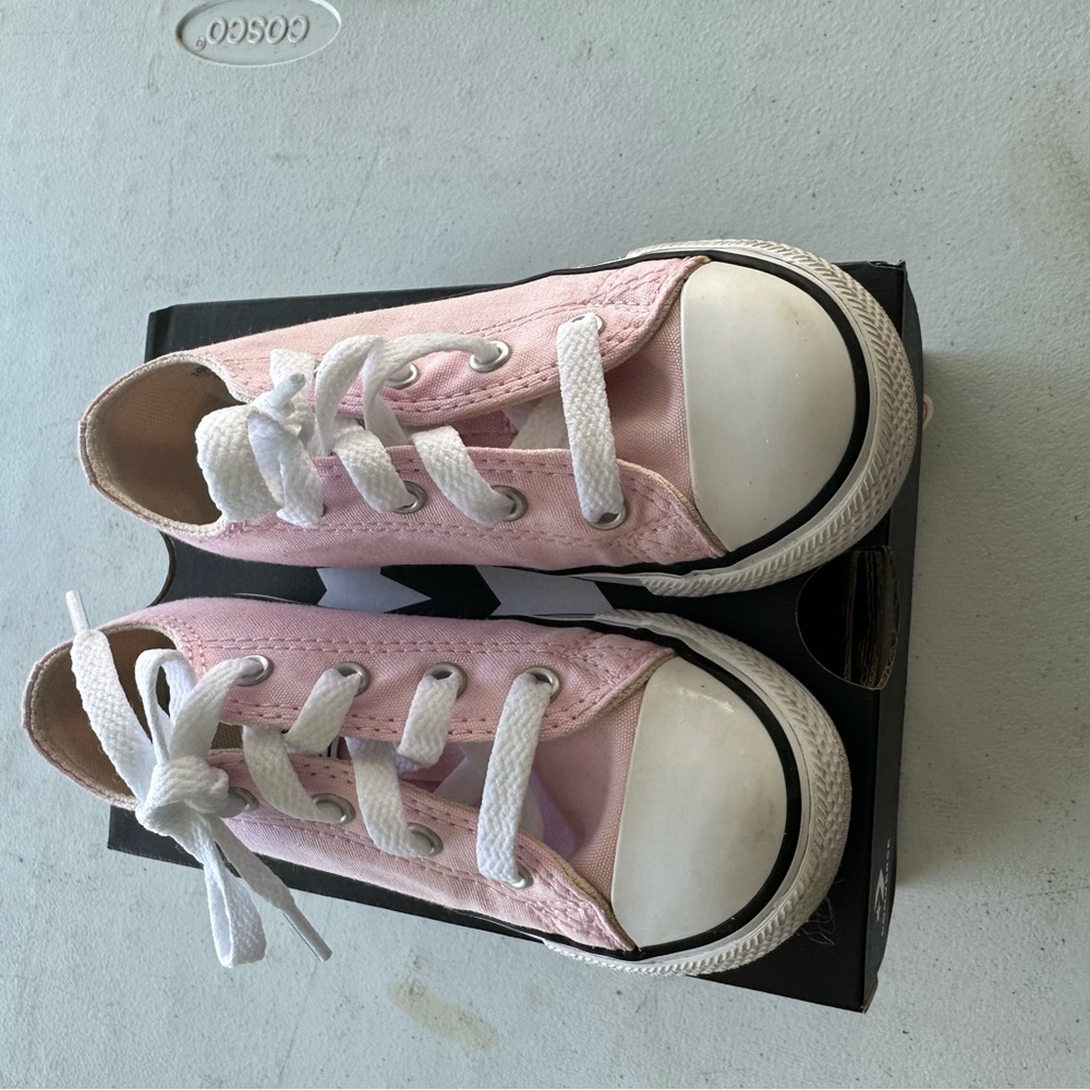 Converse Kids Pink Foam Sneakers